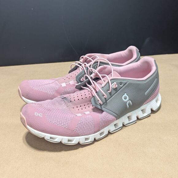 ON Running Cloud 2.0 Shoes Sneakers Rose Charcoal Womens 10.5 Workout Activewear - Picture 1 of 7